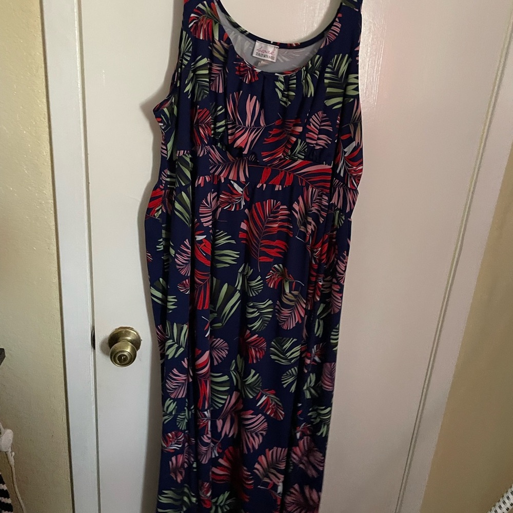 SWAK Empire Waist Maxi Dress